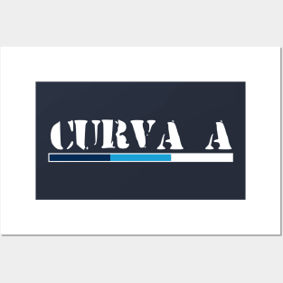 Curva A napoli Posters and Art